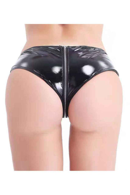 Vinyl Zipper Panty