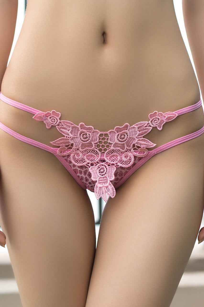 Crochet Front String Panty