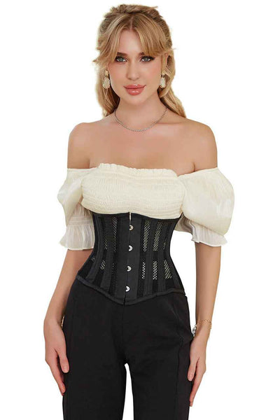 Plus Size Net Underbust Corset