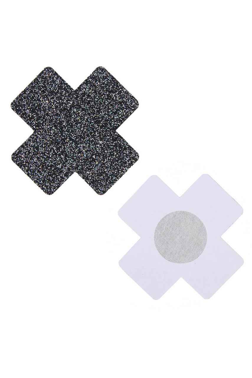 Black Glitter X Pasties