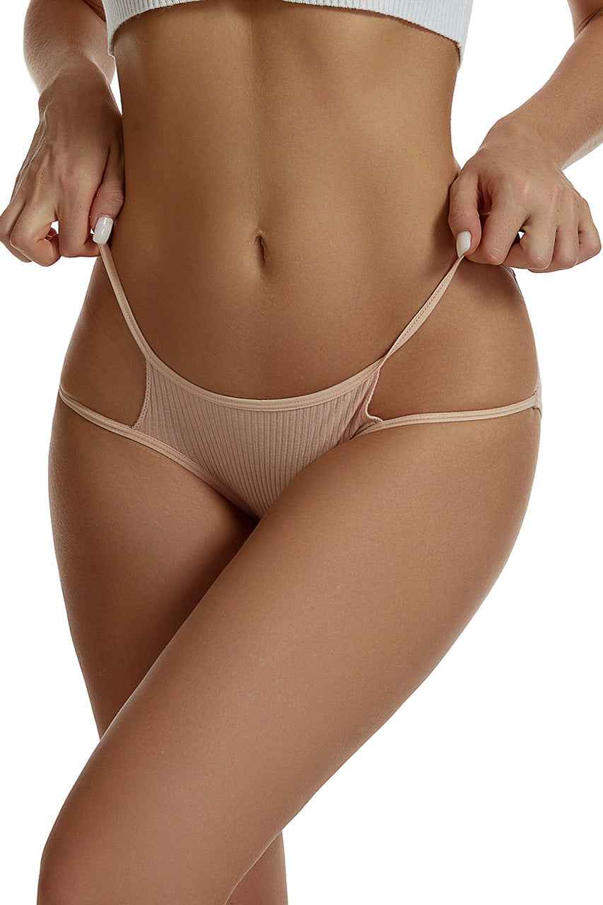 Strappy Ribbed Bikini Panty