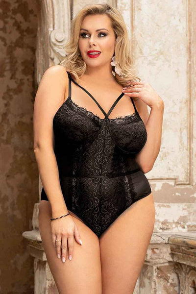 Plus Size Midnight Desires Teddy