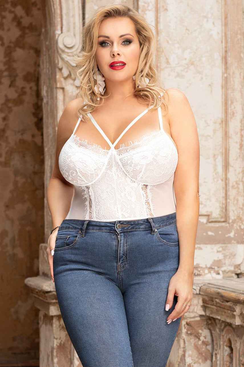 Plus Size Midnight Desires Teddy