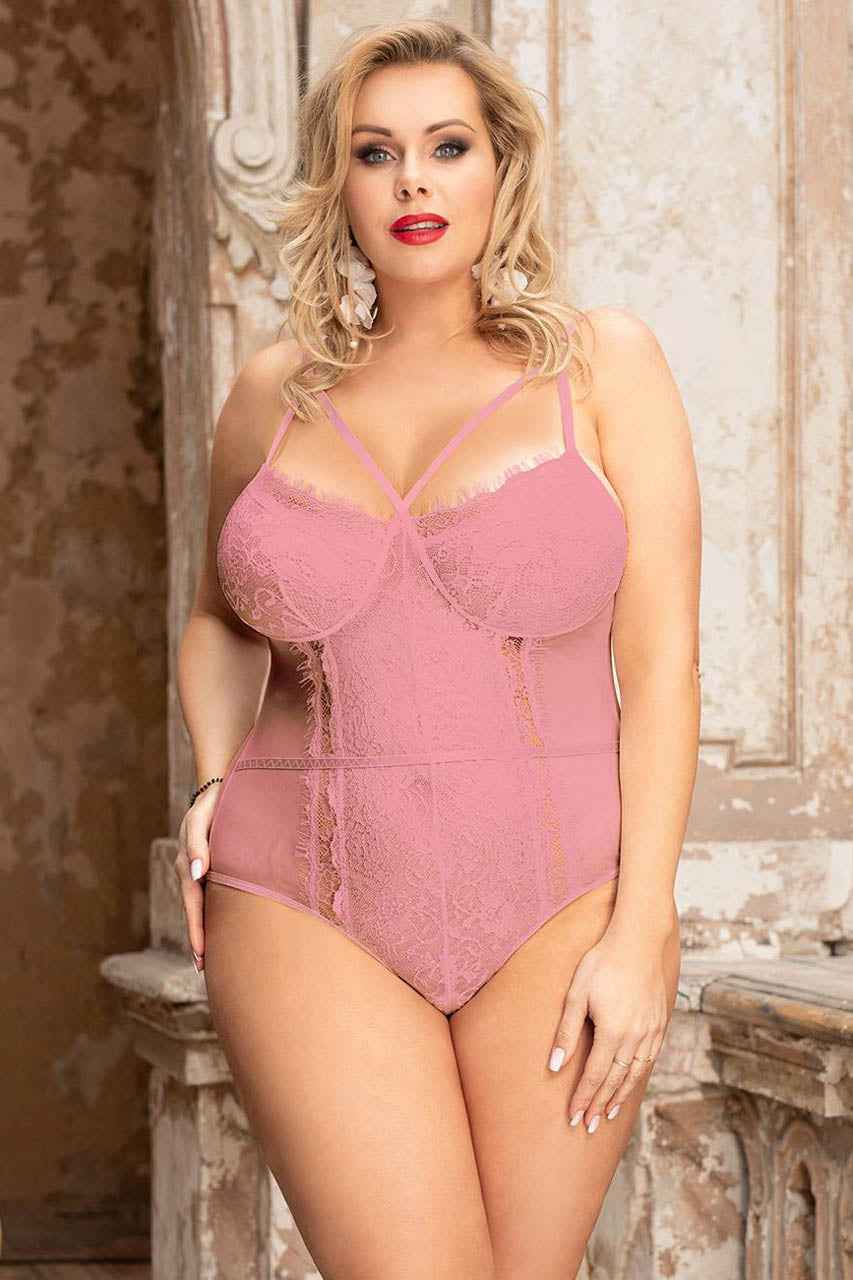 Plus Size Midnight Desires Teddy