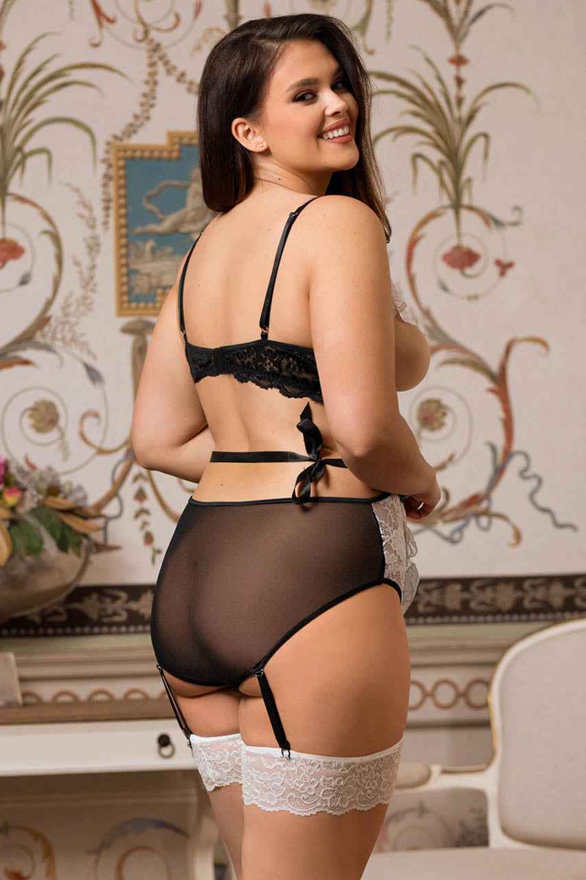 Plus Size Professional Maid Lingerie Costume