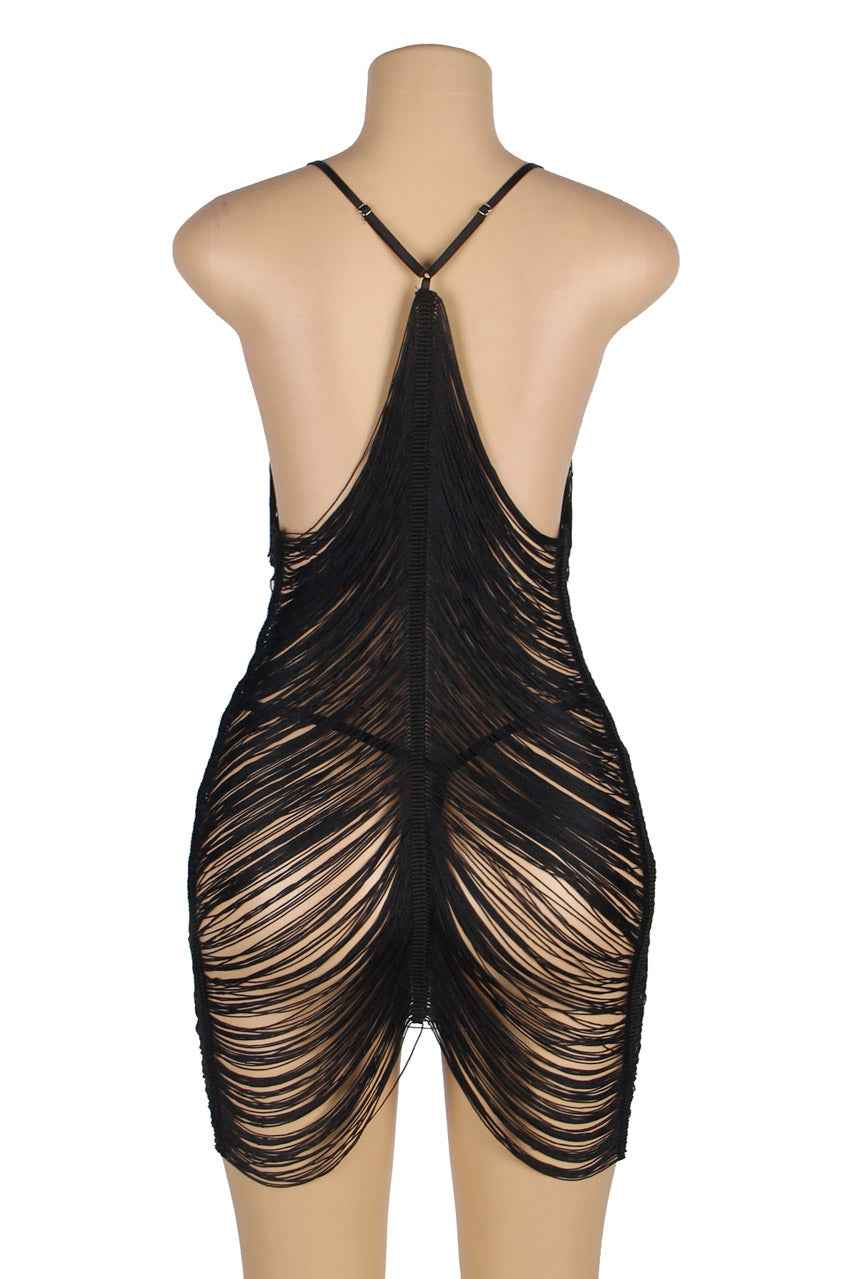Shimmy Fringe Lingerie Chemise