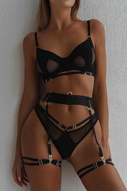 Plus Size Under Pressure Bra Set