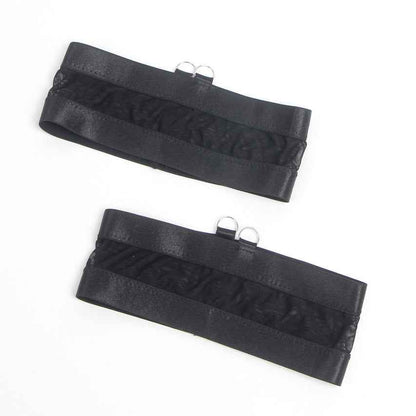 Bondage Bra and Garterbelt Set