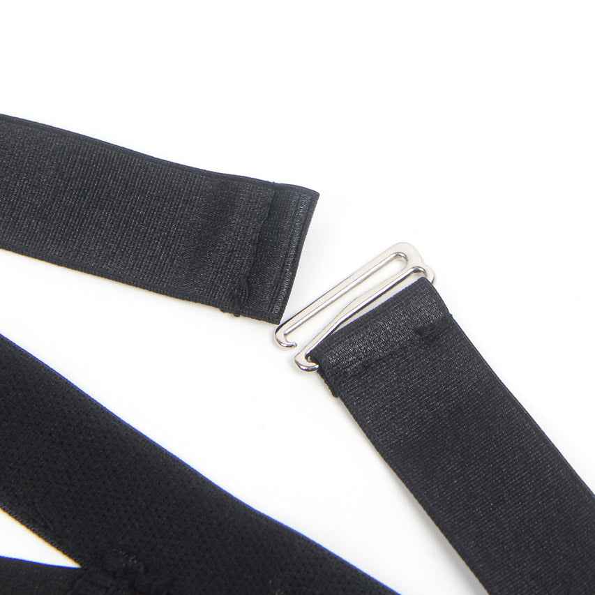 Bondage Bra and Garterbelt Set