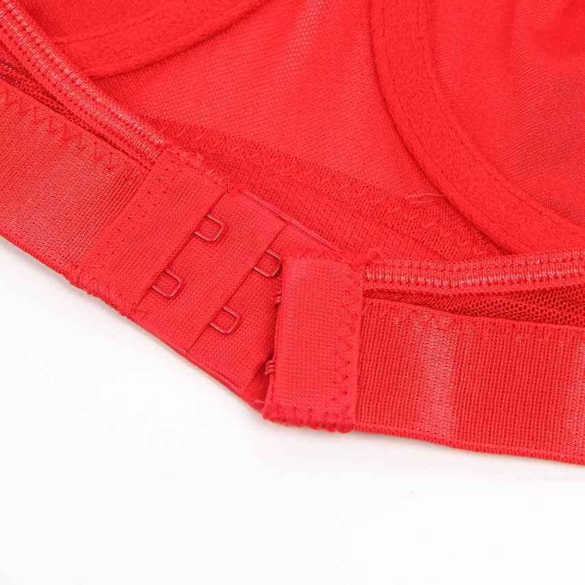 Bondage Bra and Garterbelt Set