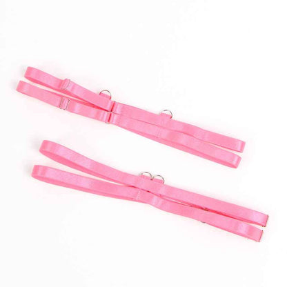 Neon Lace Bra and Garter Set