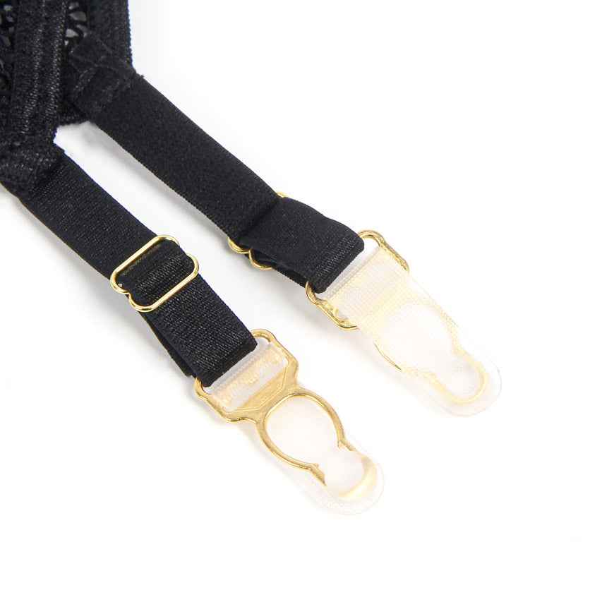 Pleather Deep V Halter Chemise