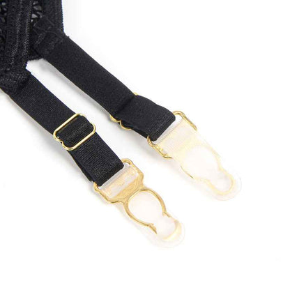 Pleather Deep V Halter Chemise