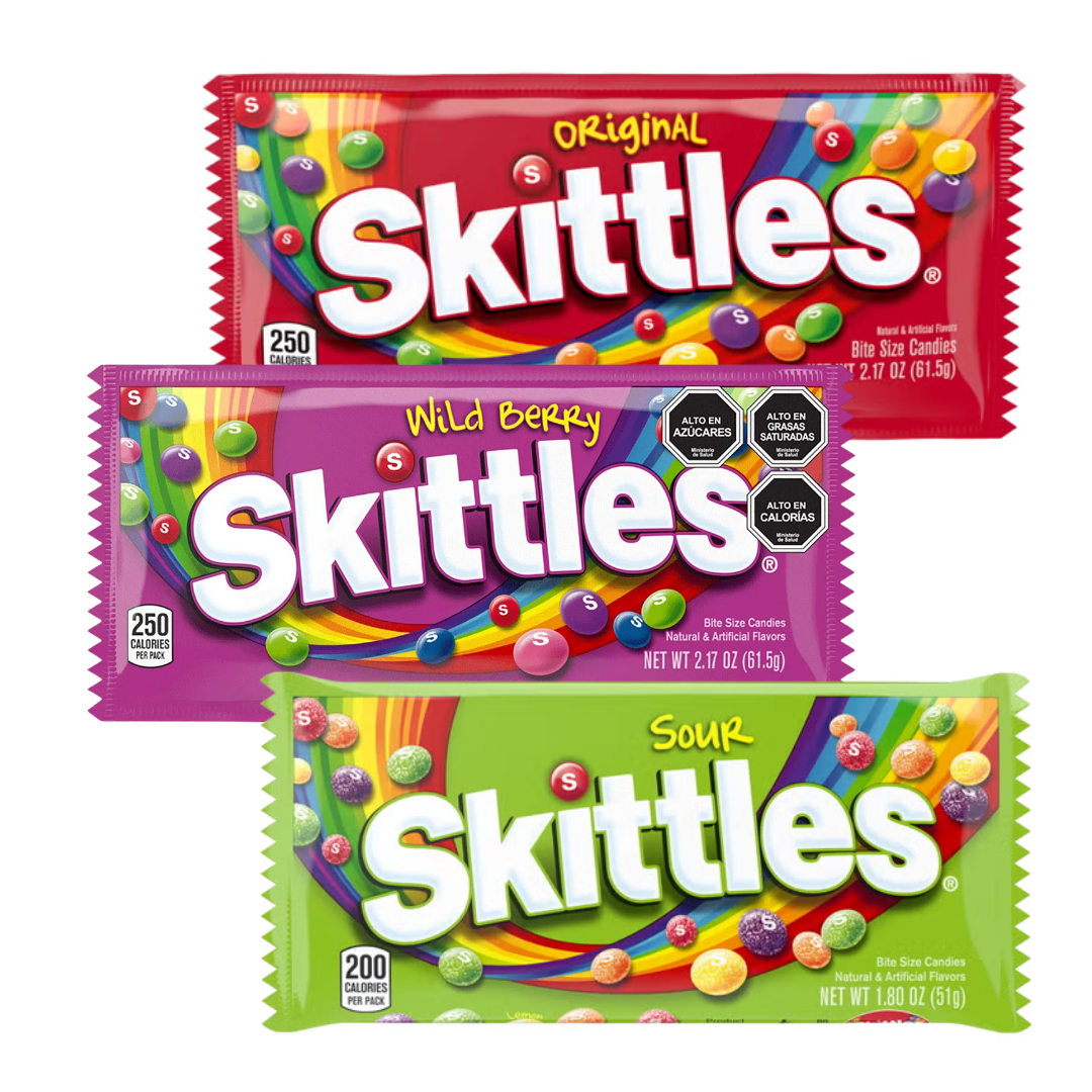 Skittles – Variety (1.8–2.17 oz) by Farmacias Savia
