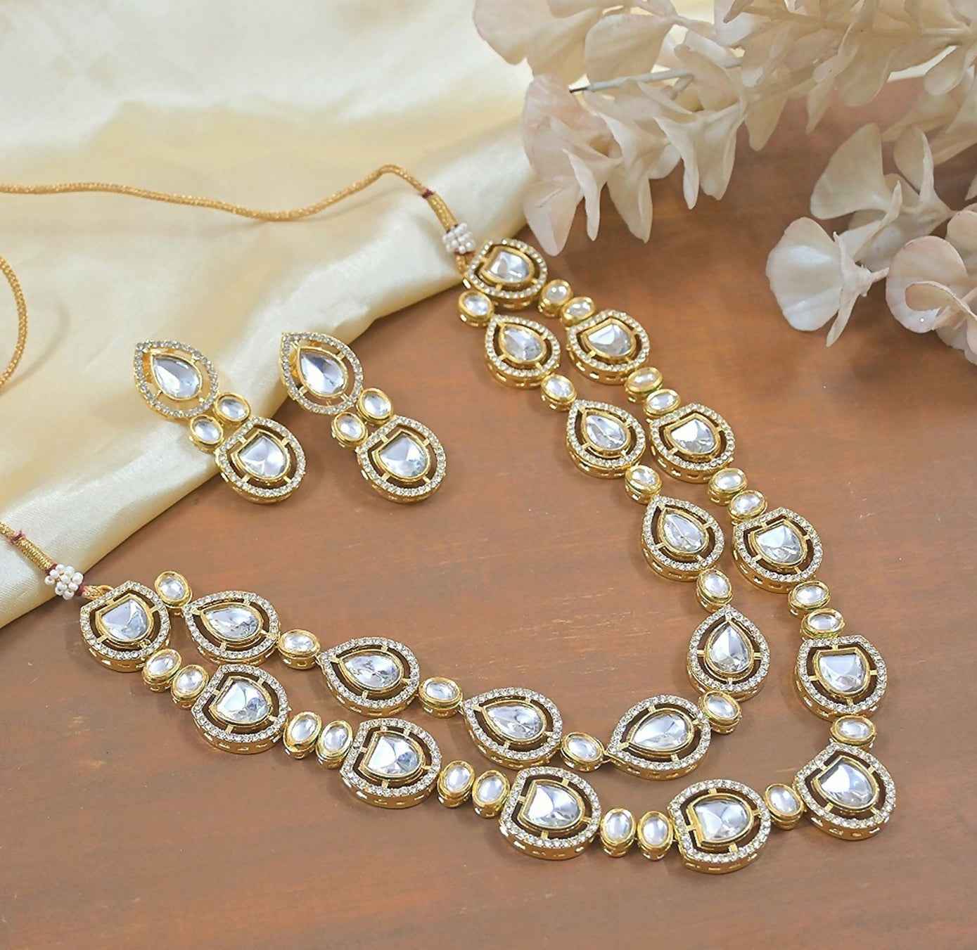 Joban Fashion Copper Polki Kundan Short Mala