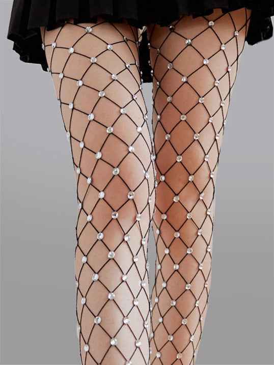 Diamond Fishnet Tights