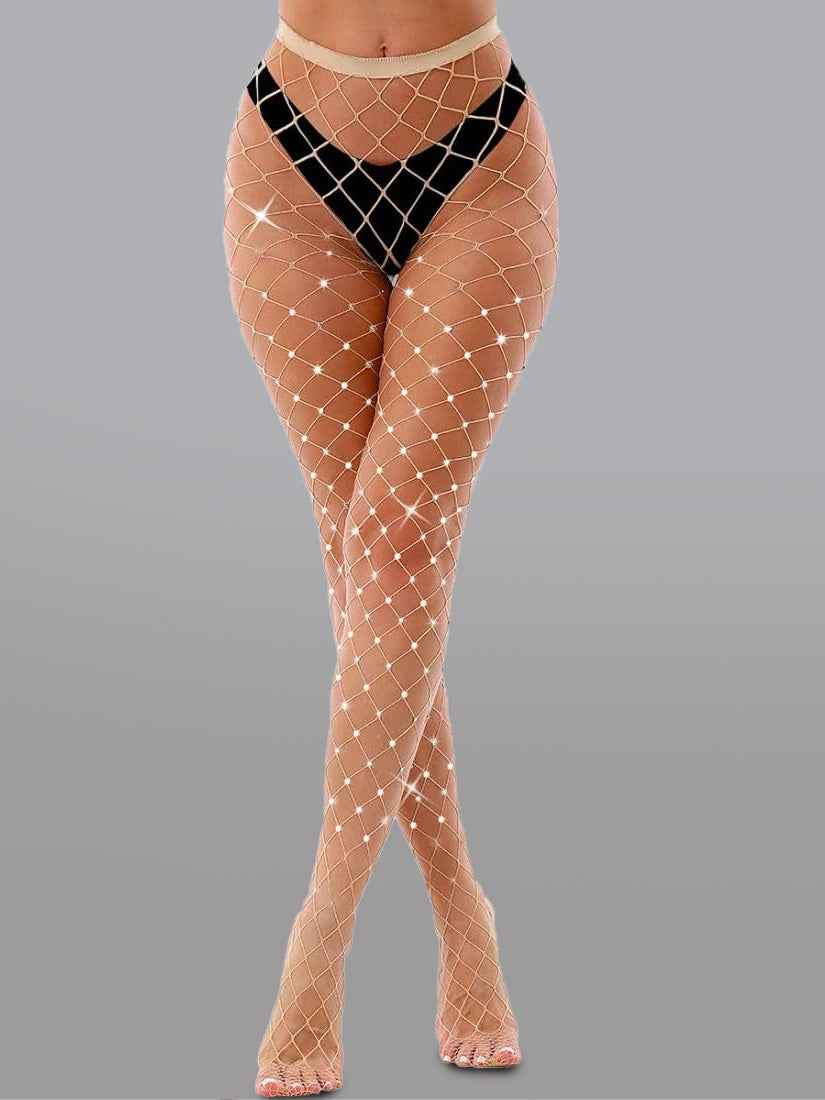 Diamond Fishnet Tights