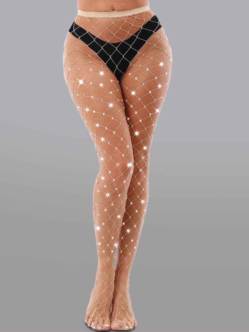 Diamond Fishnet Tights