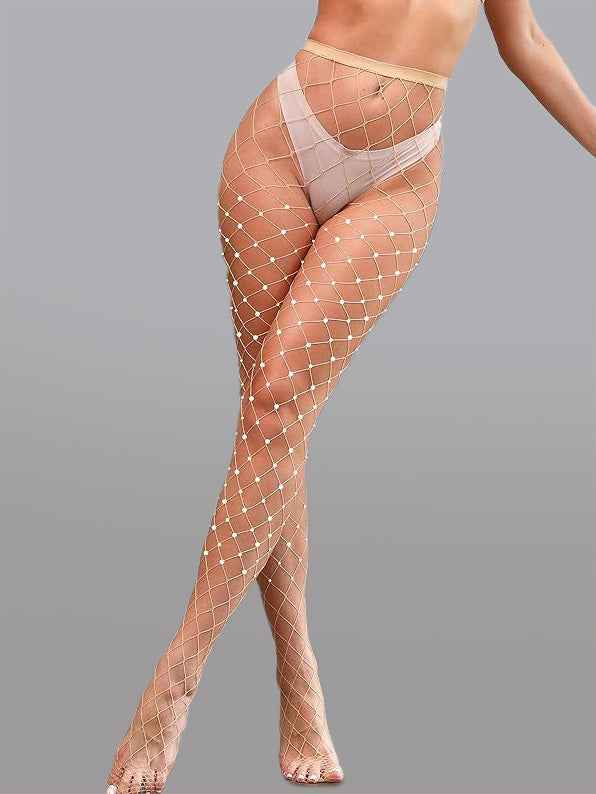 Diamond Fishnet Tights