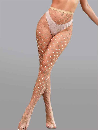 Diamond Fishnet Tights