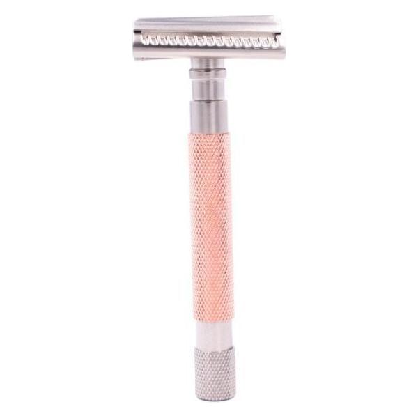 Parker 55SL-RG Rose Gold Semi Slant 3 Piece Safety Razor by Pasteur Pharmacy