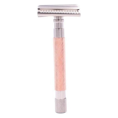 Parker 55SL-RG Rose Gold Semi Slant 3 Piece Safety Razor