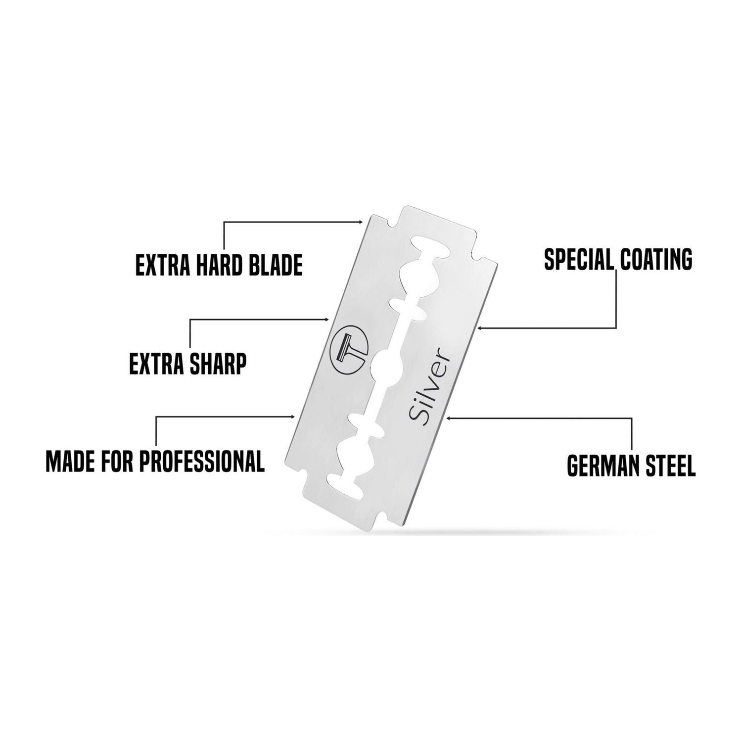 My-Blades Silver Double Edge Razor Blades 10 ct by Pasteur Pharmacy