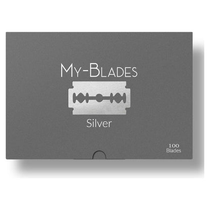 My-Blades Silver Double Edge Razor Blades 100 ct by Pasteur Pharmacy