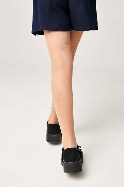 Conte Tights for girls Sofia 20 Den - Floral Pattern