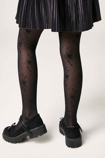Conte Tights for girls Sofia 20 Den - Floral Pattern