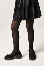 Conte Tights for girls Sofia 20 Den - Floral Pattern - leggings