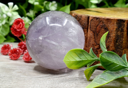 1Pc Amethyst Sphere Crystal Ball Healing Sphere.  DestGlow