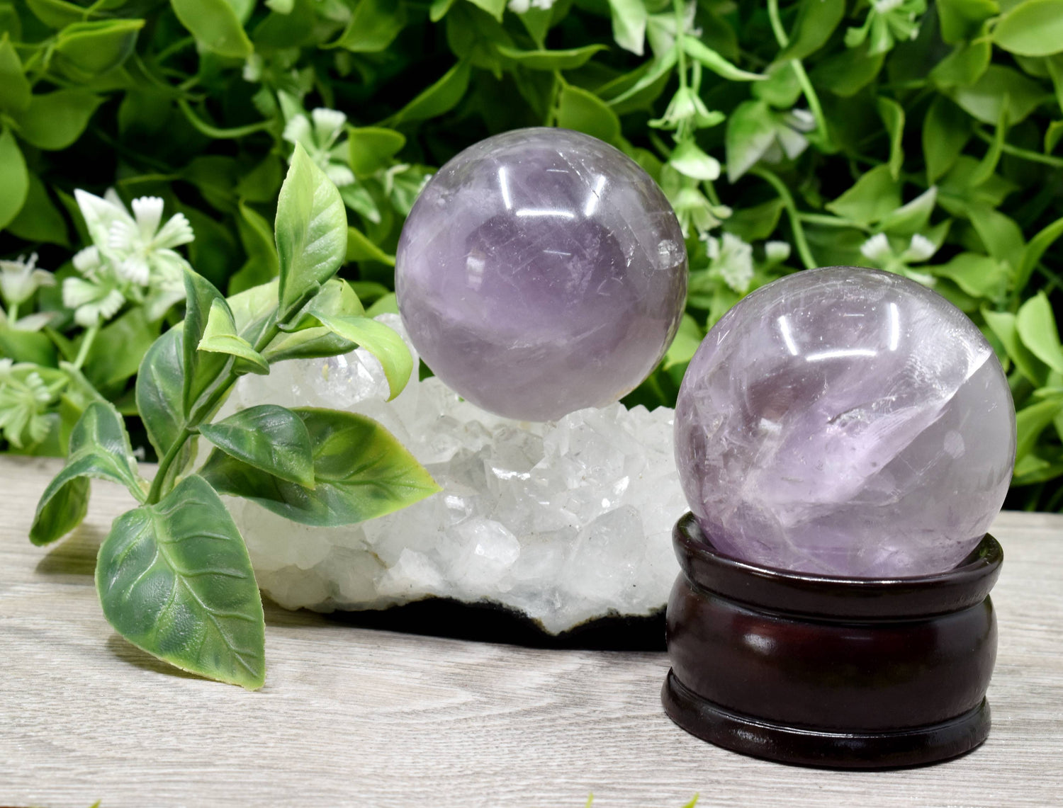 1Pc Amethyst Sphere Crystal Ball Healing Sphere.  DestGlow