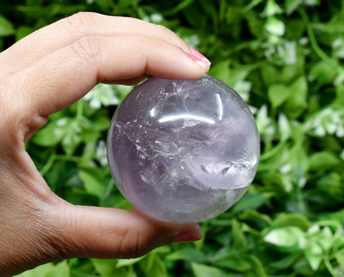 1Pc Amethyst Sphere Crystal Ball Healing Sphere.  DestGlow