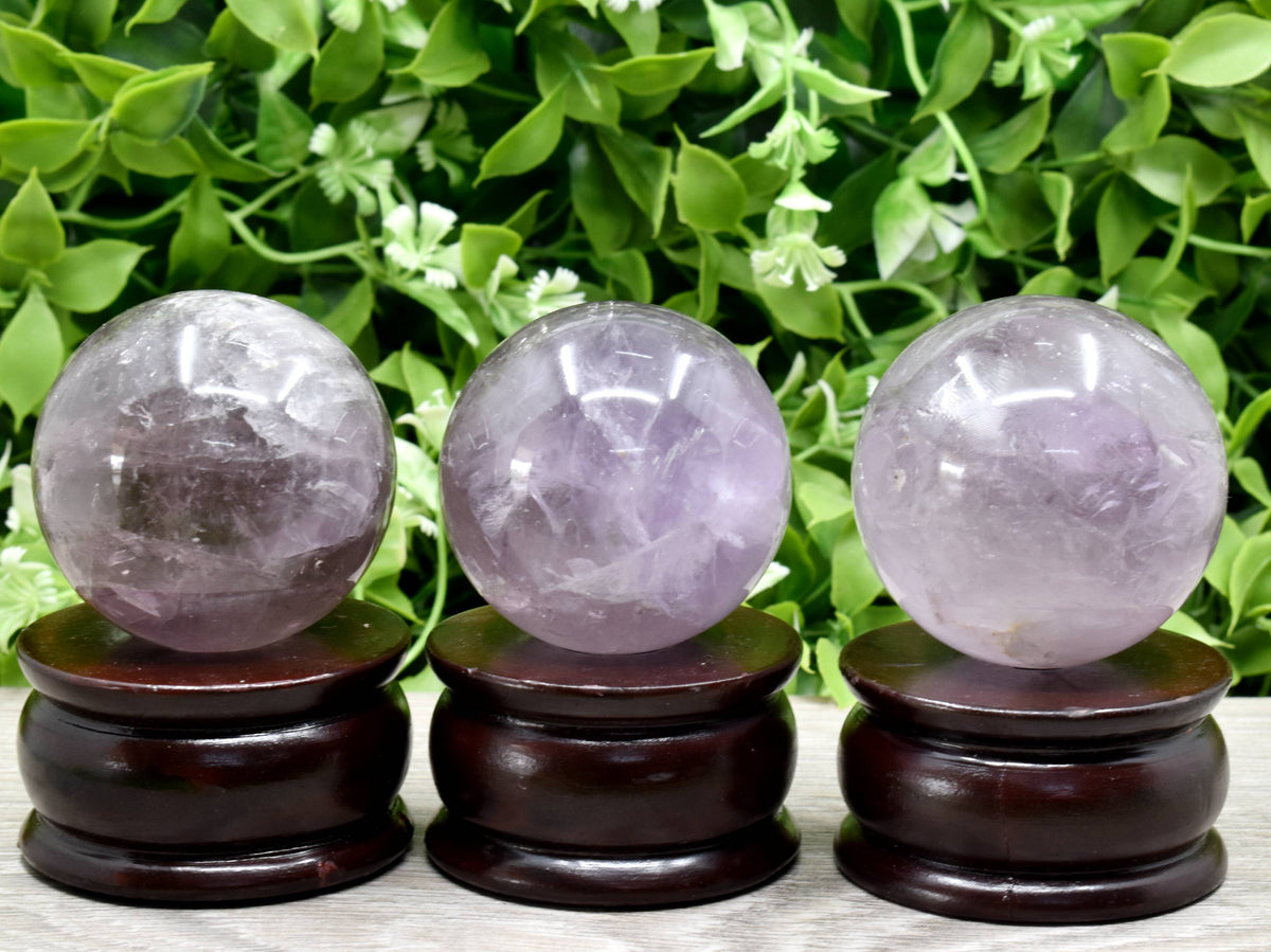 1Pc Amethyst Sphere Crystal Ball Healing Sphere.  DestGlow