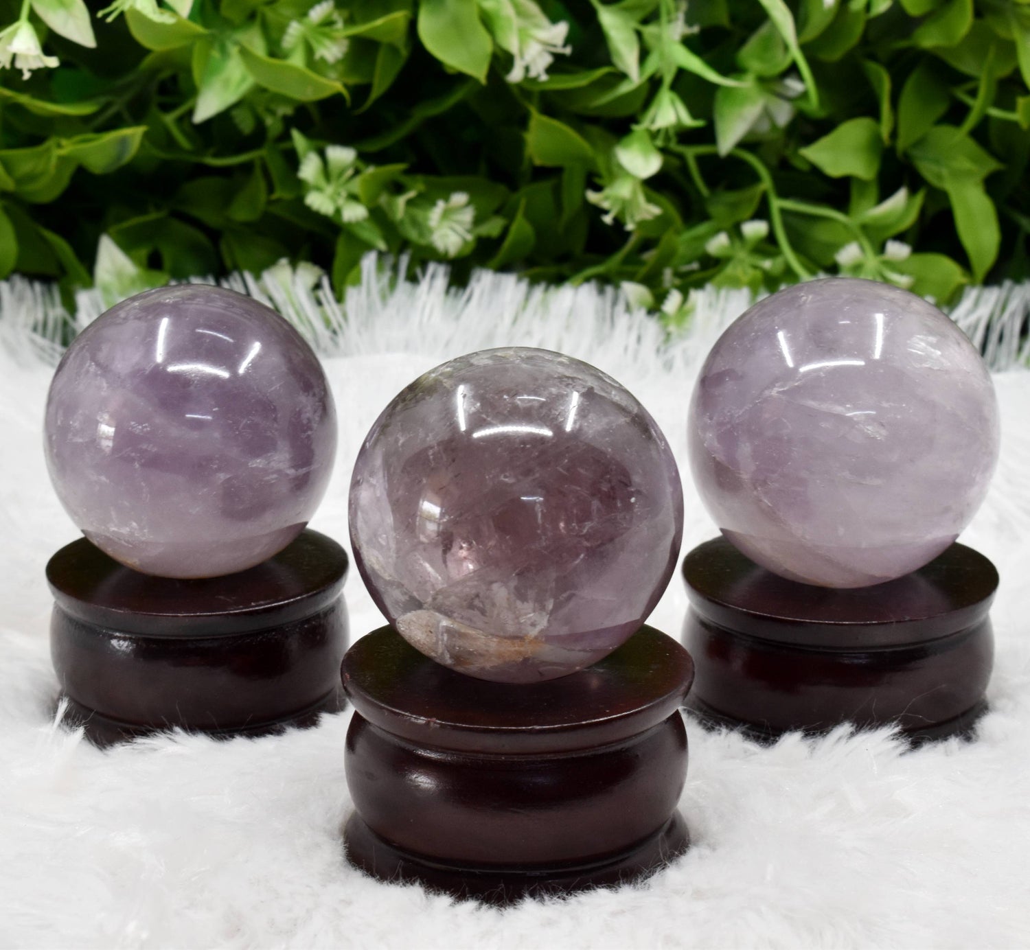 1Pc Amethyst Sphere Crystal Ball Healing Sphere.  DestGlow