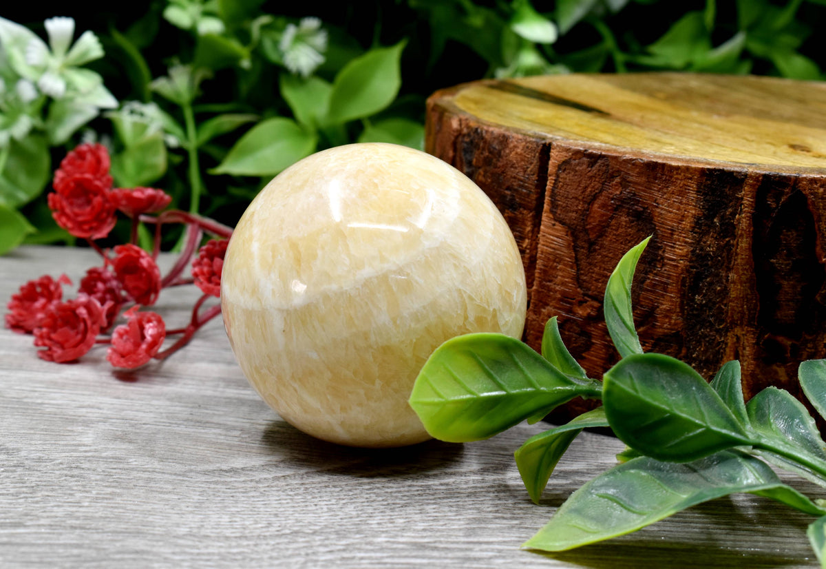 1Pc Aragonite Sphere Crystal Ball Healing Sphere.  DestGlow