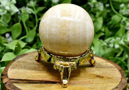 1Pc Aragonite Sphere Crystal Ball Healing Sphere.  DestGlow