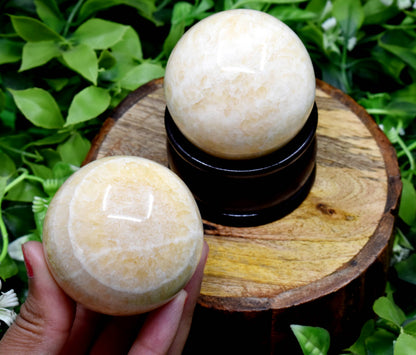 1Pc Aragonite Sphere Crystal Ball Healing Sphere.  DestGlow