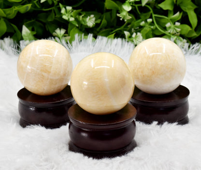 1Pc Aragonite Sphere Crystal Ball Healing Sphere.  DestGlow