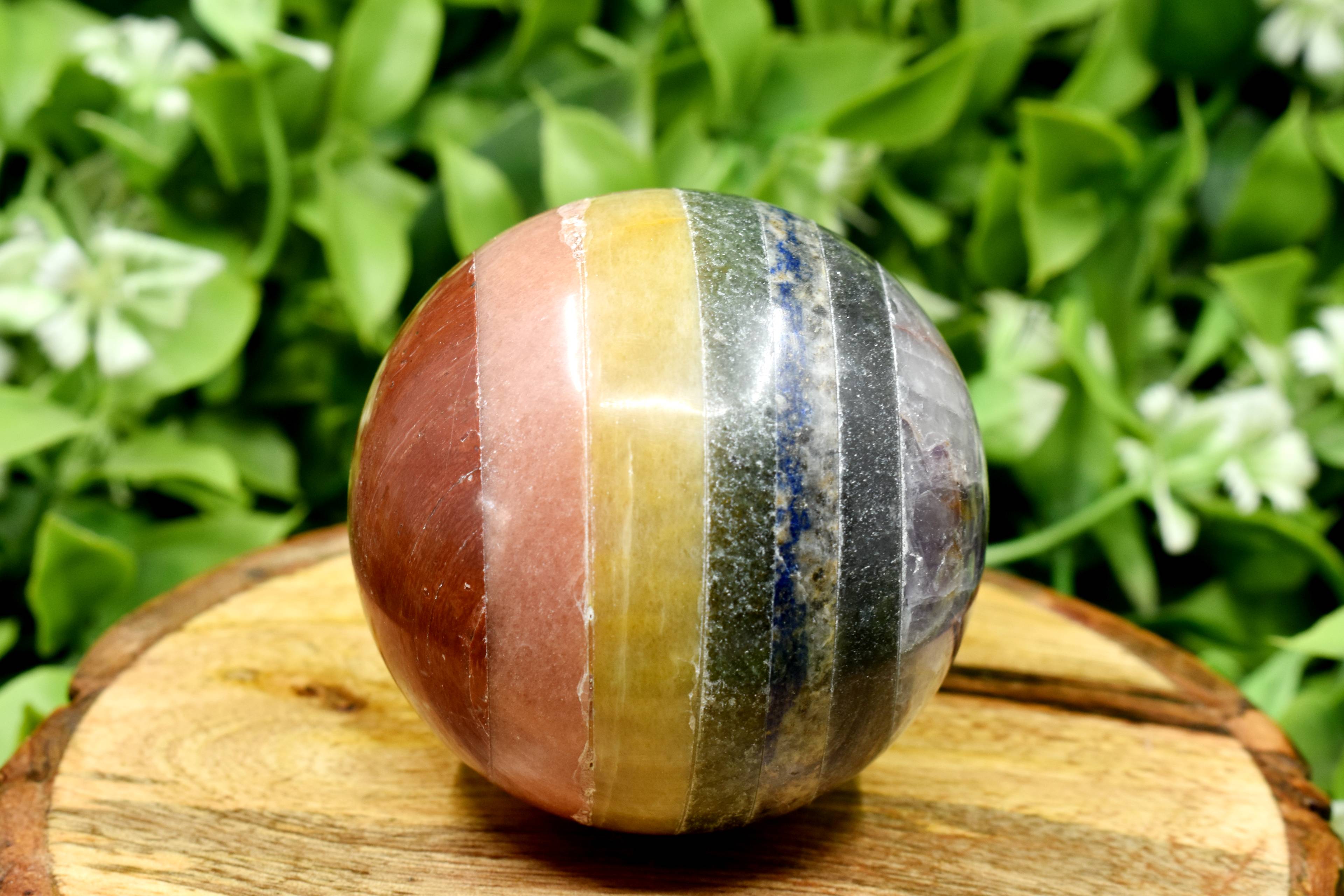 1Pc Bonded Chakra Sphere Crystal Ball Healing Sphere