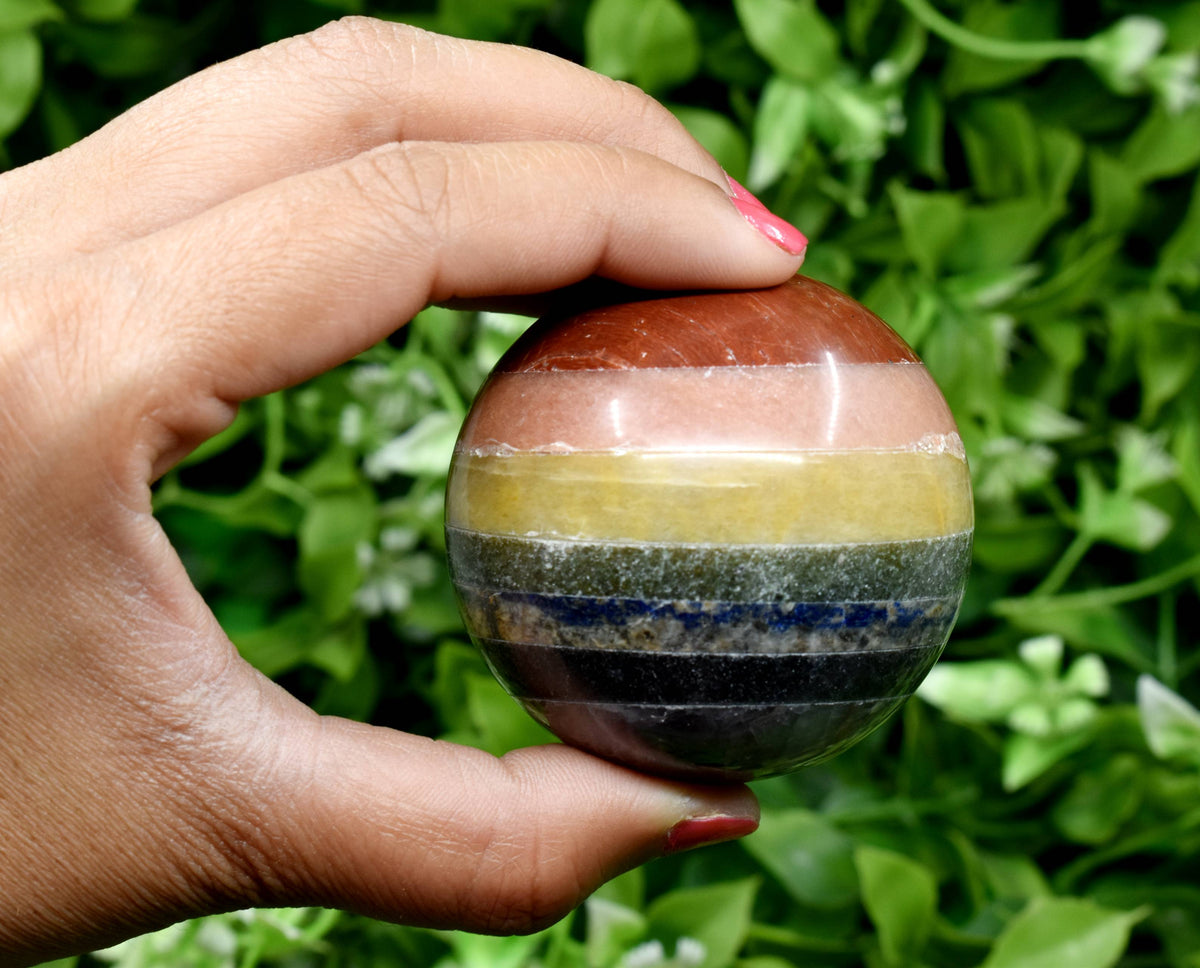 1Pc Bonded Chakra Sphere Crystal Ball Healing Sphere