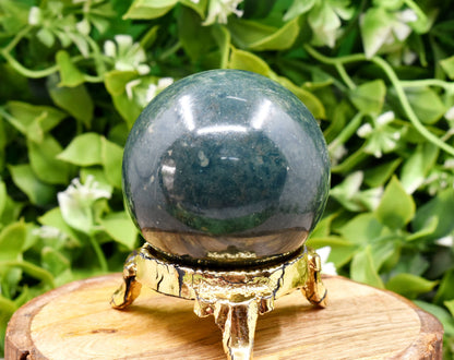 1Pc Bloodstone Sphere, Crystal Ball, Healing Sphere