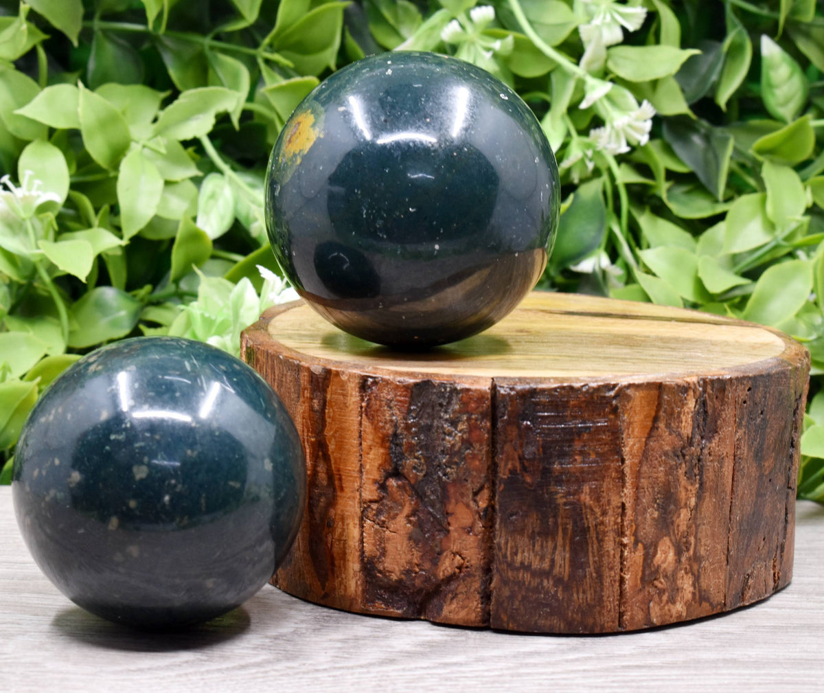 1Pc Bloodstone Sphere, Crystal Ball, Healing Sphere