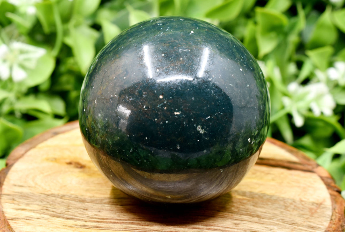 1Pc Bloodstone Sphere, Crystal Ball, Healing Sphere