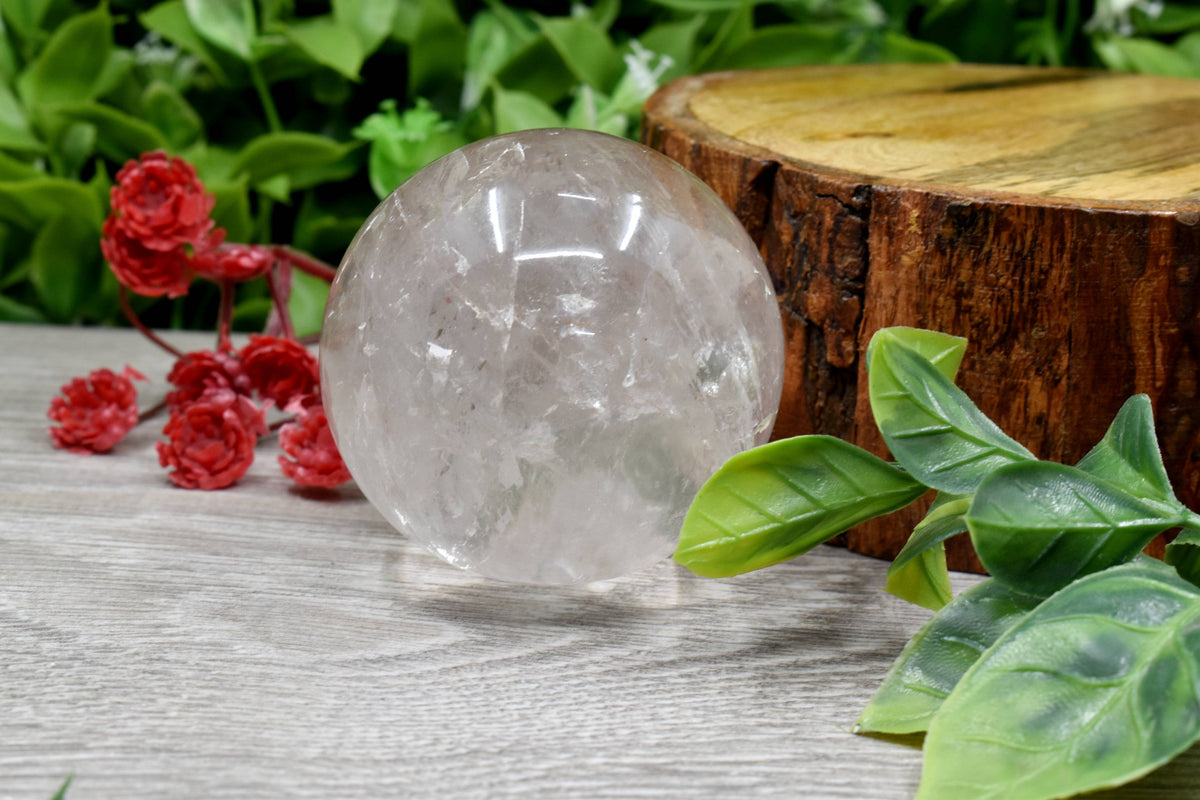 1Pc Crystal Quartz Sphere Crystal Ball Healing Sphere.  DestGlow