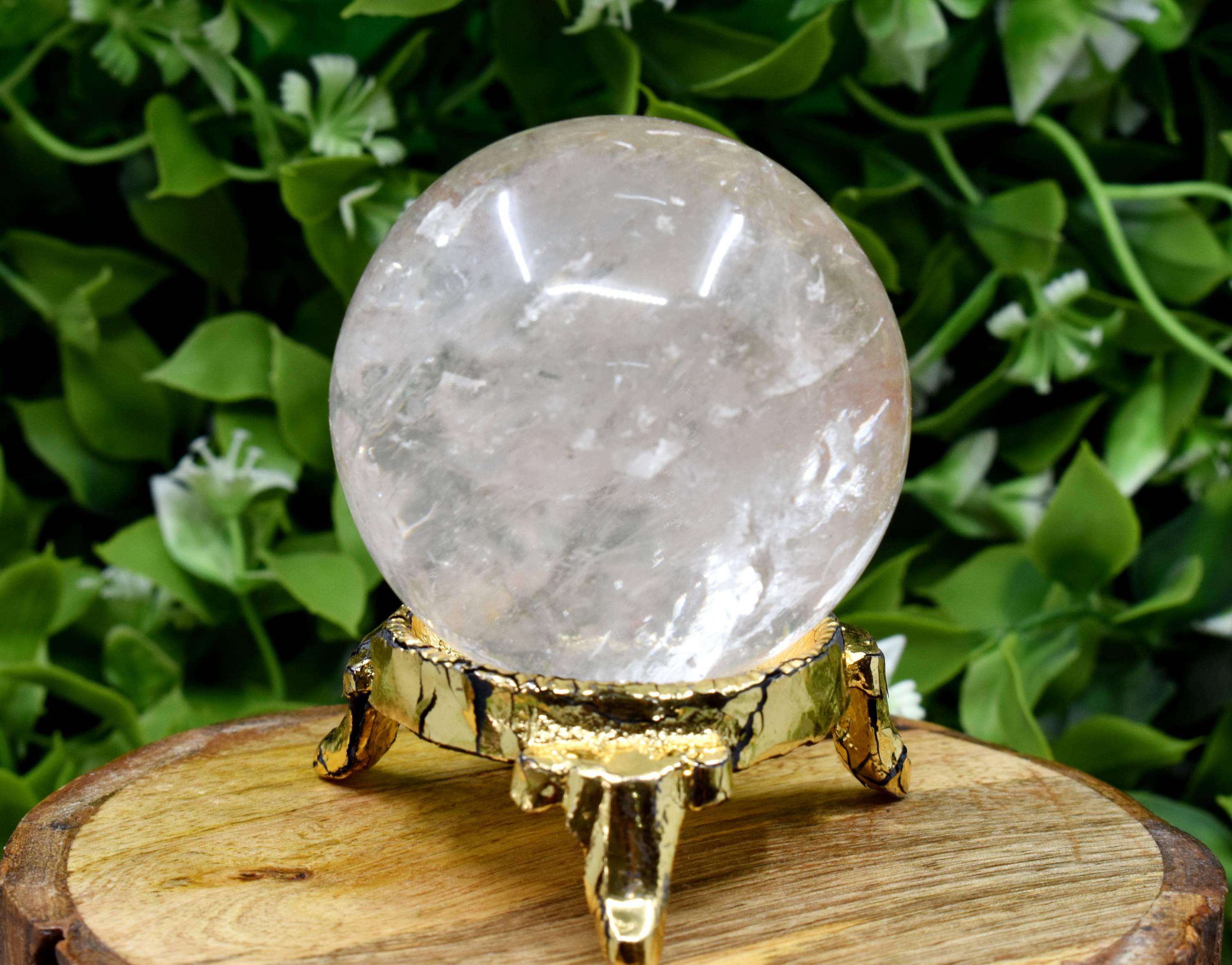 1Pc Crystal Quartz Sphere Crystal Ball Healing Sphere.  DestGlow