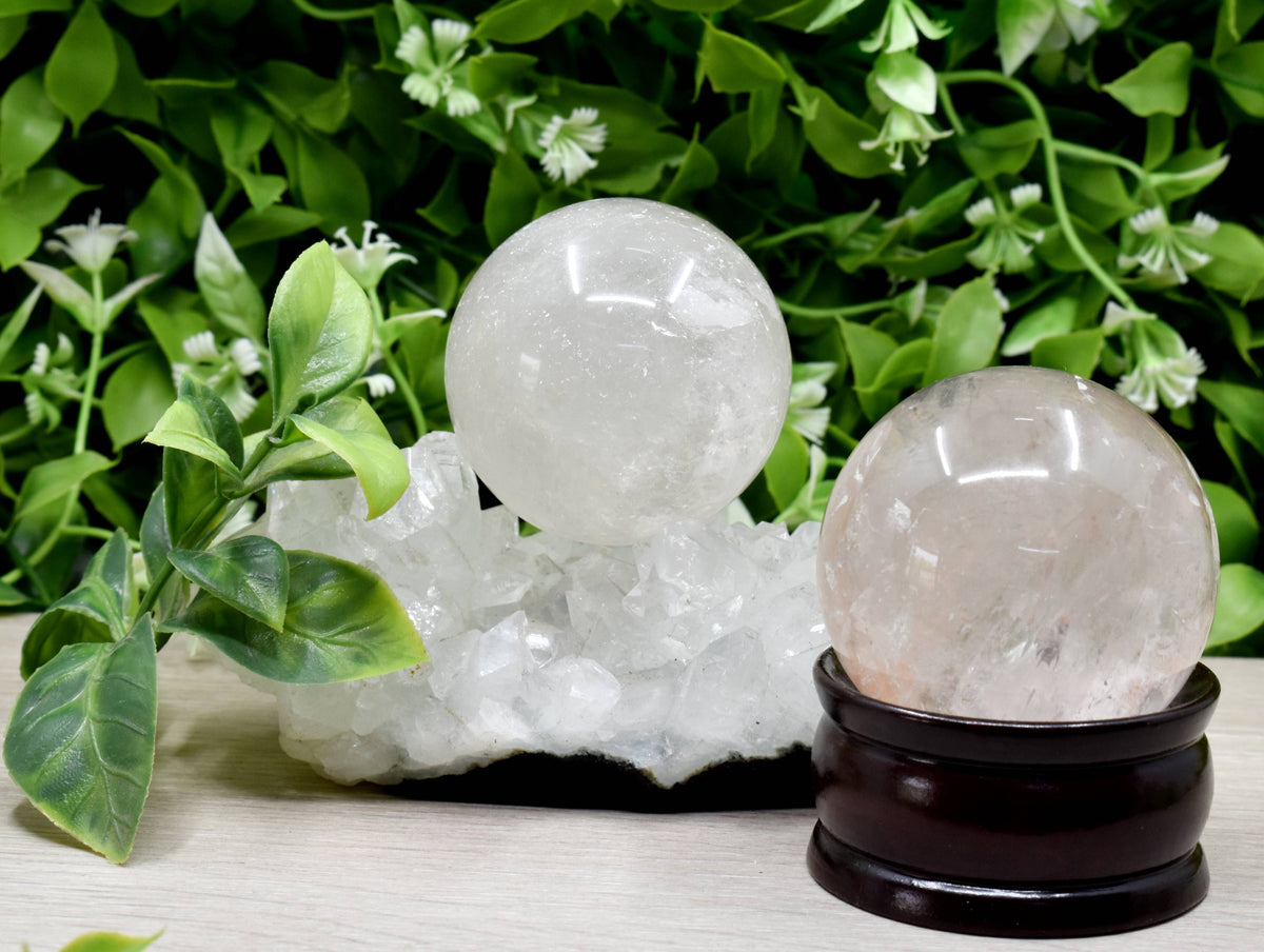 1Pc Crystal Quartz Sphere Crystal Ball Healing Sphere.  DestGlow