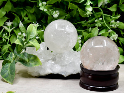 1Pc Crystal Quartz Sphere Crystal Ball Healing Sphere.  DestGlow