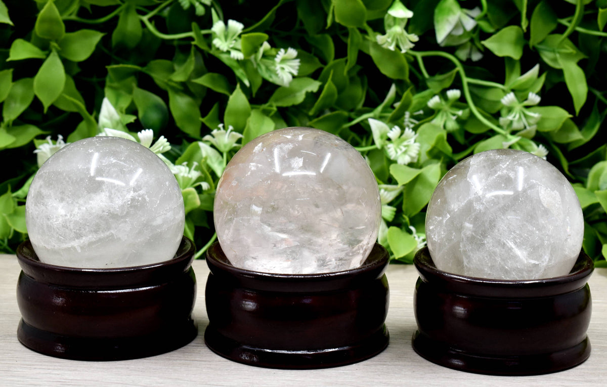 1Pc Crystal Quartz Sphere Crystal Ball Healing Sphere.  DestGlow